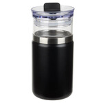 Tamari 12 oz Glass Tumbler & Vacuum Insulated Can Cooler
