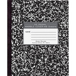 Roaring Spring Paper Products  Composition Book,Square Design,8-1/2"x7",48 Sheets,Black