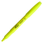 Integra  Highlighter,Pen Style,Chisel Tip,12/DZ,Fluorescent Yellow